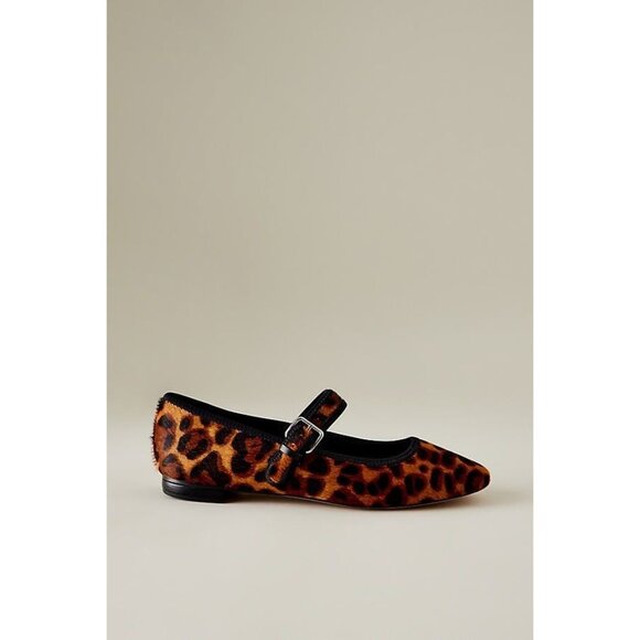 Maeve Mary Jane Flats Cow Skin Animal Print 40/9 - Picture 2 of 2